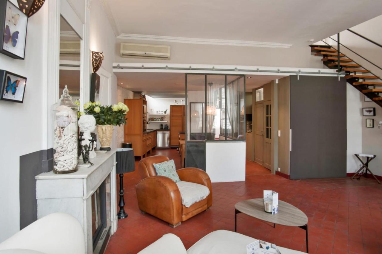 Charming And Large Duplex Flat With Beautiful Terrace In Avignon Lejlighed Eksteriør billede