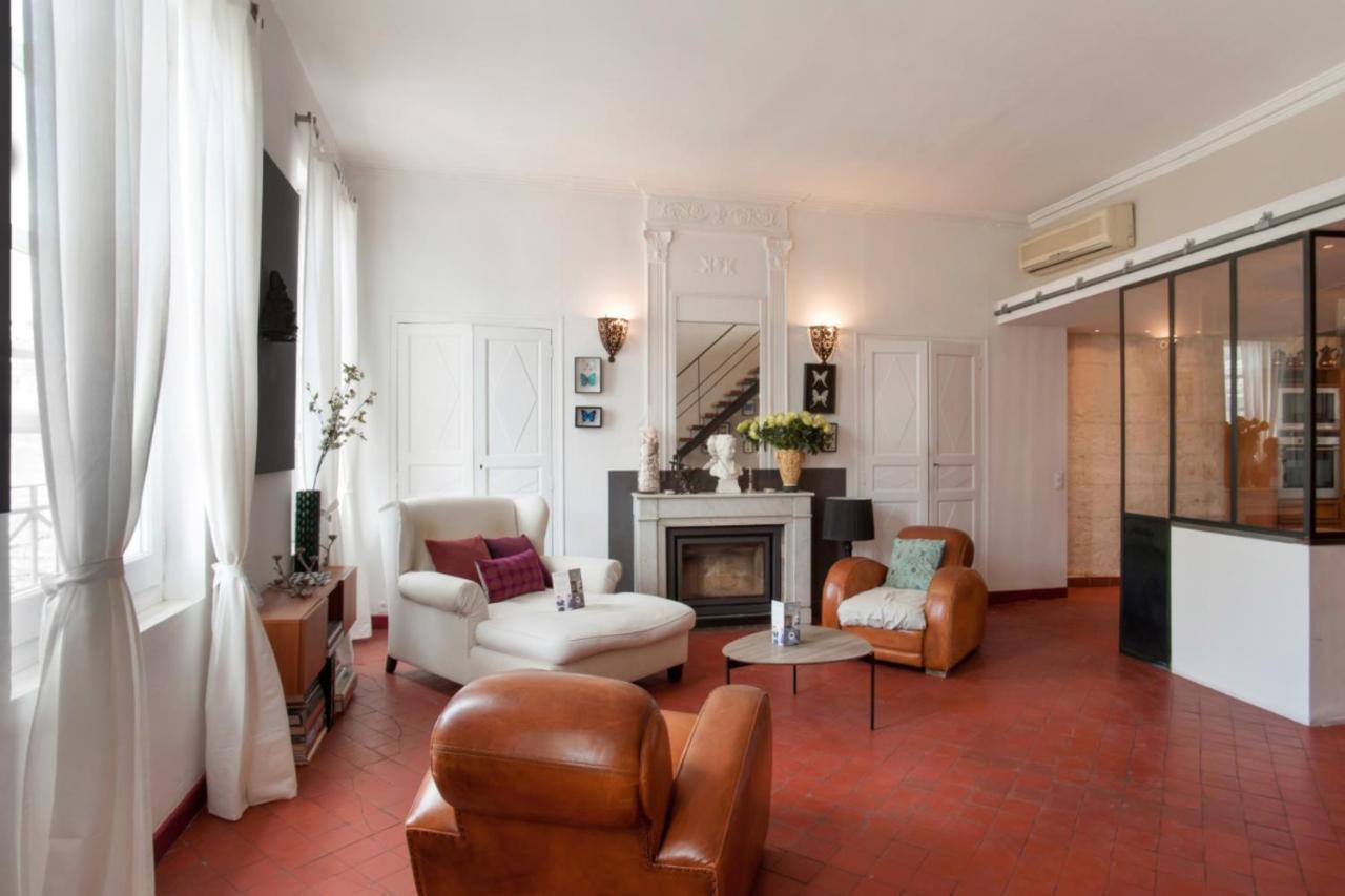 Charming And Large Duplex Flat With Beautiful Terrace In Avignon Lejlighed Eksteriør billede