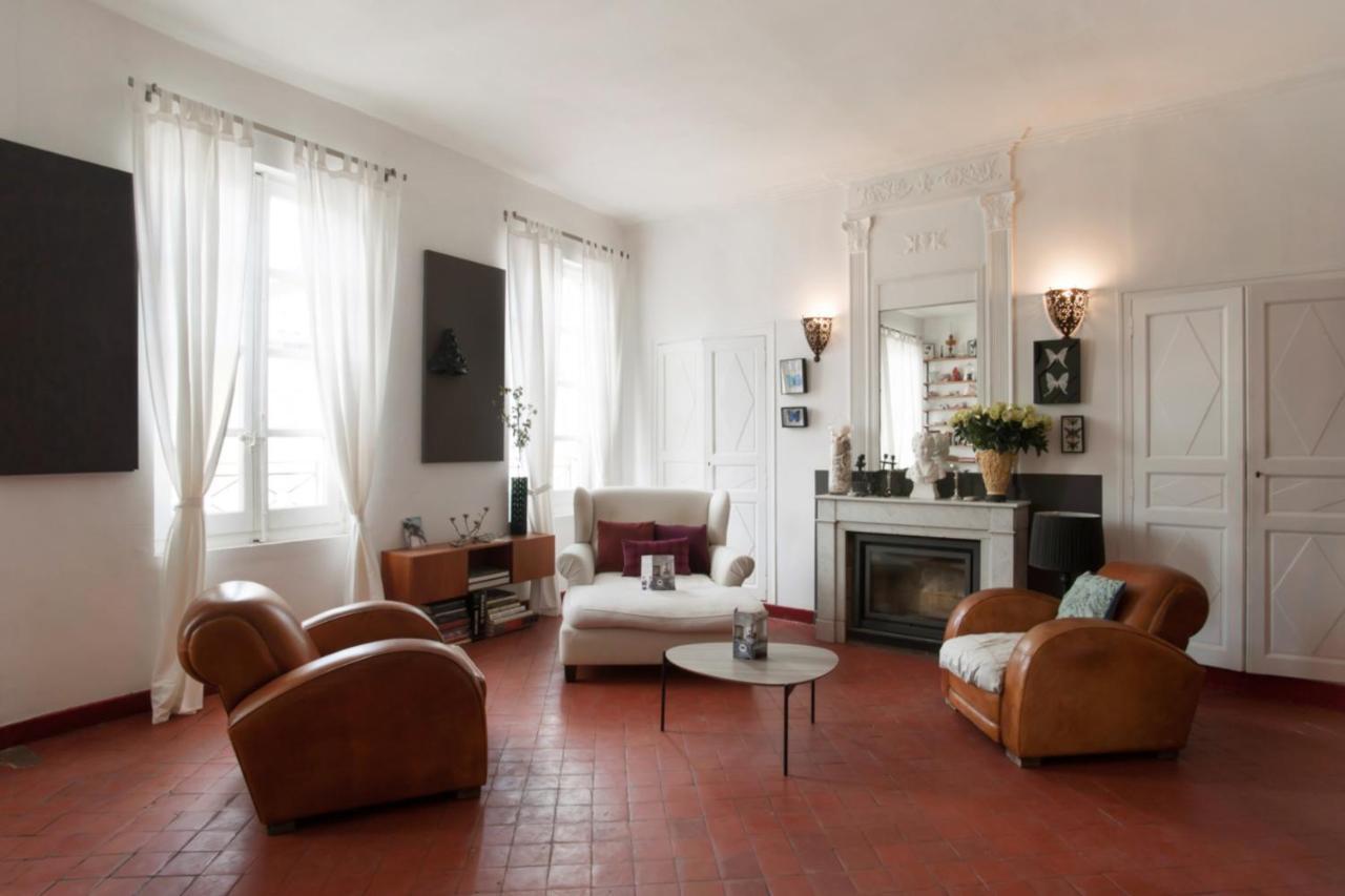 Charming And Large Duplex Flat With Beautiful Terrace In Avignon Lejlighed Eksteriør billede
